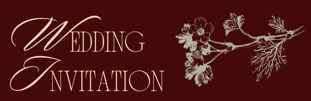 wedding invitation
