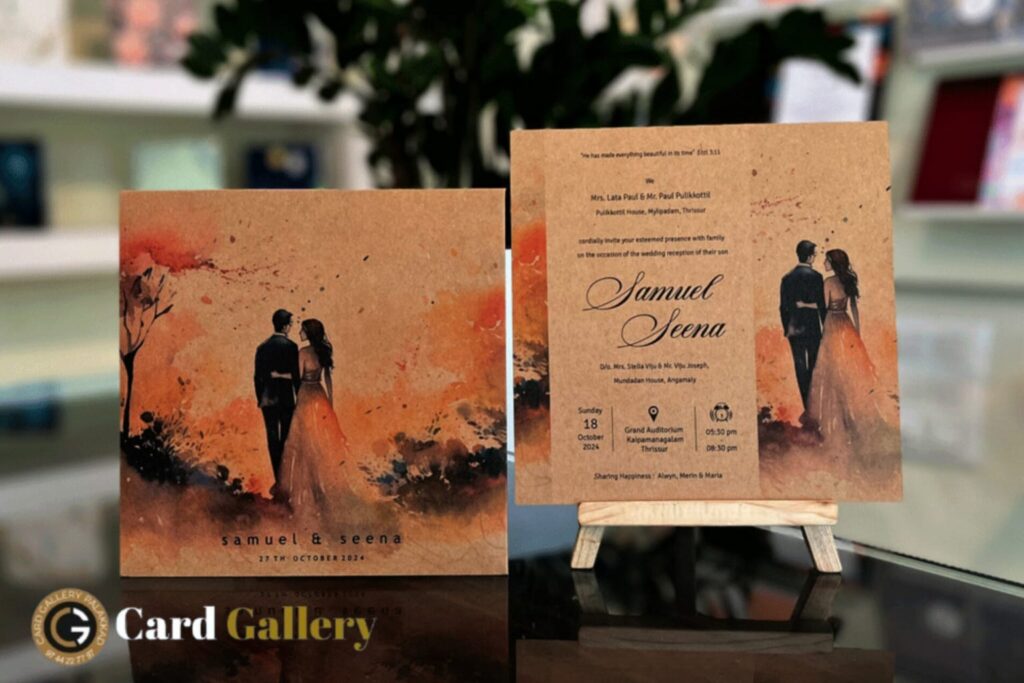 craft wedding card