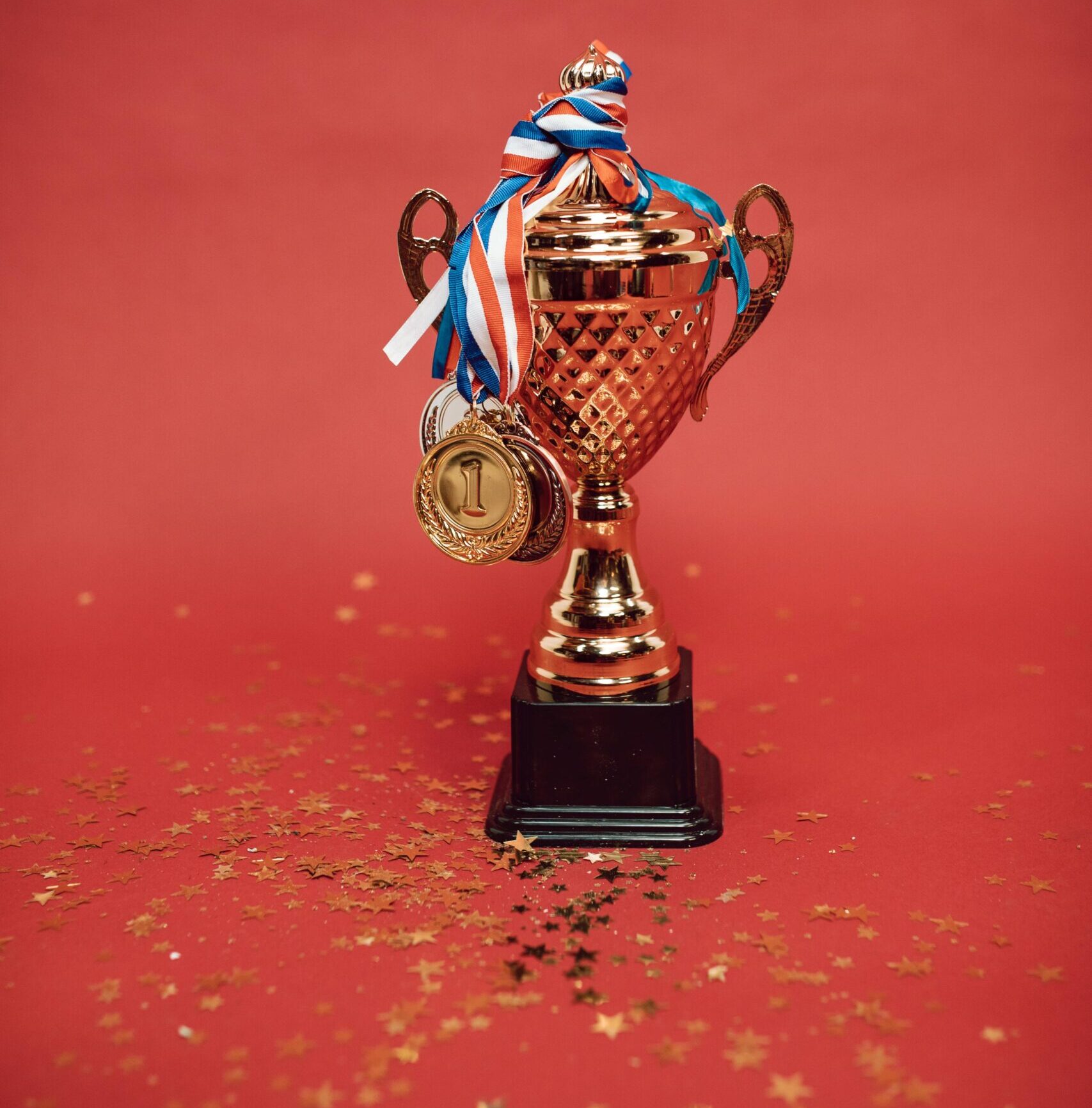 Golden trophy