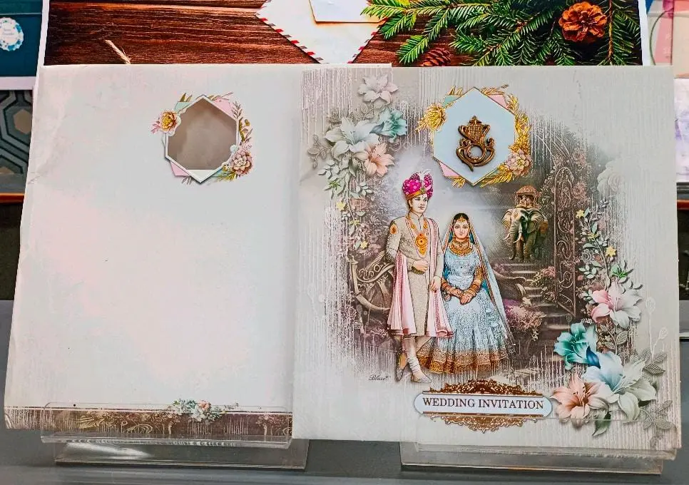 Readymade wedding card